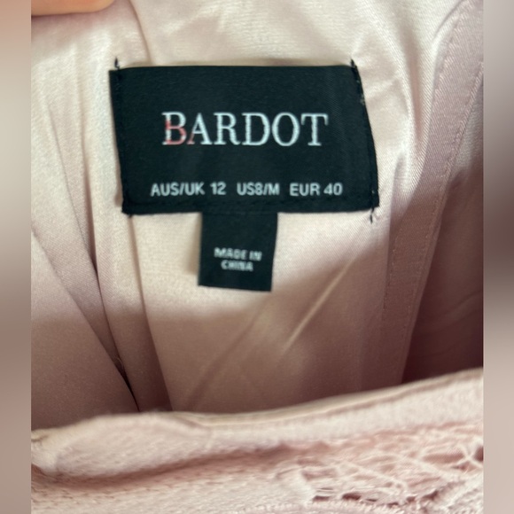 Bardot Lina Lace Sheath
Midi Dress ~ Pink Rose - Picture 6 of 7